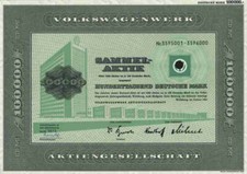 VW Volkswagen Gründeraktie