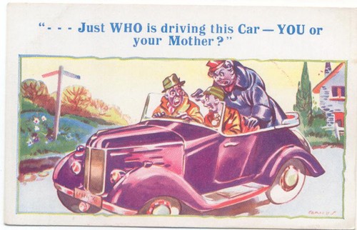Comic motoring back - motoring,