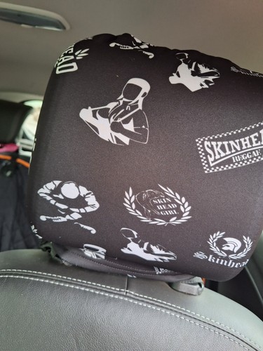 Skinhead car seat head - car,